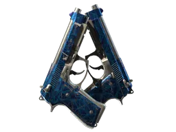 Dual Berettas | Cobalt Quartz (Field-Tested)
