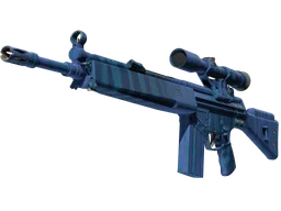 StatTrak™ G3SG1 | Azure Zebra (Minimal Wear)
