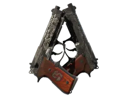 Dual Berettas | Dualing Dragons (Battle-Scarred)