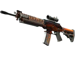 SG 553 | Tiger Moth (Battle-Scarred)
