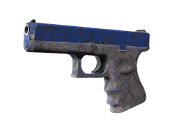 Glock-18 | Blue Fissure (Well-Worn)