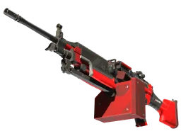 StatTrak™ M249 | System Lock (Minimal Wear)