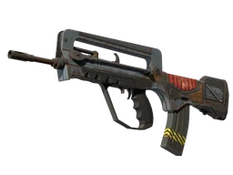 StatTrak™ FAMAS | Decommissioned (Well-Worn)