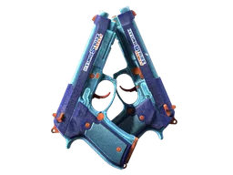 StatTrak™ Dual Berettas | Hydro Strike (Field-Tested)