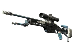 StatTrak™ SSG 08 | Ghost Crusader (Battle-Scarred)