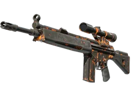 G3SG1 | Orange Crash (Battle-Scarred)