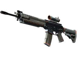 SG 553 | Phantom (Battle-Scarred)
