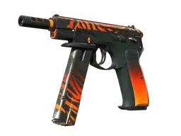 StatTrak™ CZ75-Auto | Tigris (Battle-Scarred)