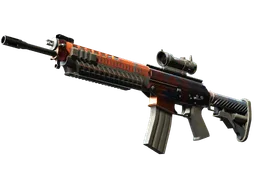 StatTrak™ SG 553 | Danger Close (Minimal Wear)