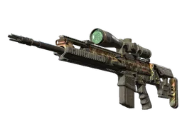 StatTrak™ SCAR-20 | Caged (Battle-Scarred)